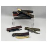 10 Henckels & Morley Vtg Razors w/ Box
