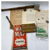 WWII US Army 1st Armored Div Docs & Art