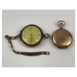 Pair Elgin Gold Filled Pocket Watches