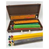 Vtg American Butterscotch Mahjong Set