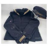 WWII USN Enlisted Dress Blue Jumper Set