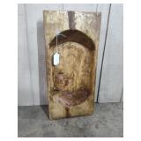 Hand-Carved Rectangular Wood Dough Bowl