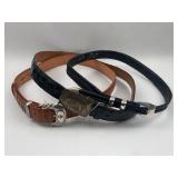 3 Western Desperado & Montague Belts