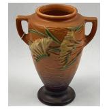 Roseville Freesia Brown Vase 17-8