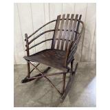 Hickory & Oak Barrel-Back Rocking Chair