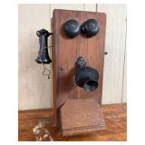Western Electric 317 SA Oak Wall Phone