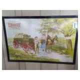 Hickman-Ebbert Ebbert Wagons Tin Sign
