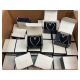 Boxed Sarah Coventry Vtg Heart Brooches