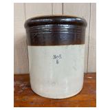 U.S. Stoneware Co. 6-Gal Two Tone Crock