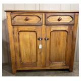American Primitive Pine Jelly Cupboard