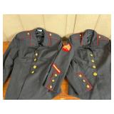 Pair USMC Enlisted Female Blue Coats