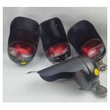 Dietz Set 4 Emergency Sealed Beam Lamps
