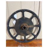 Cast Metal Railroad Caboose Brake Wheel