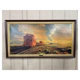 Paul Detlefsen Red Caboose Framed Print