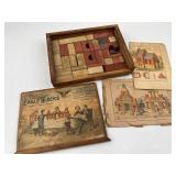 Richter's Eagle Blocks Stone Set w/ Box