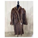 Midwest Fur Co. Let-Out Muskrat Coat