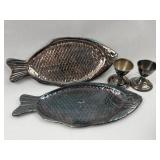 Reed & Barton Fish Dishes & Yeoman Cups