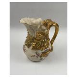 Royal Worcester Gilded Foliate Pitcher