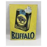 Buffalo Cigarrillos Tin Sign, c. 1950