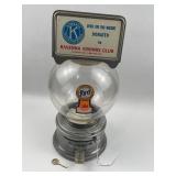 Ford Gum Co. Gumball Machine w/ Kiwanis