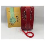 Western Electric 554BMP Red Wall Phone