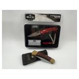 Buck Knives 110, 381 & 139 Tin Set