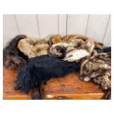 Vtg Mink & Fox Fur Stoles & Collars