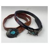Southwest Turquoise & Silver-Tone Belts
