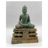 Southeast Asian Seated Stone Buddha
