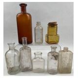 Listerine & Wheaton Apothecary Bottles