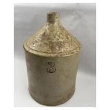 American Salt-Glaze Whiskey Jug w/ Mark