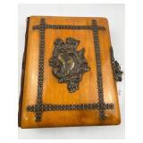 Victorian Wood & Brass Photograph Album