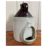 Two-Tone Stoneware Poultry Fountain