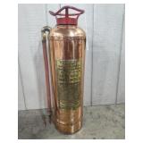 Childs Foamite Copper Fire Extinguisher