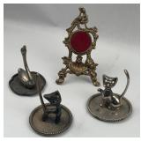 Seba & Prestige Cat Ring Holders, Frame