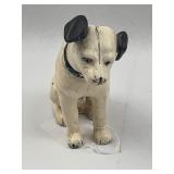 Painted Cast Iron Nipper Dog Still Bank