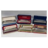 Set 6 Hohner Diatonic Harmonicas w/ Box