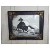 Spirited Horses Equestrian Lithograph