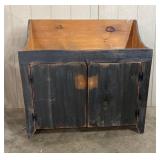 American Primitive Black Pine Dry Sink
