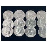 US Kennedy Half Dollars w/ Bicentennial