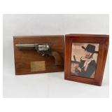 NRA Colt Plaque & John Wayne Box