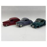 3 1940 Ford Models & Ideal Toy Slot Car