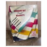 Hudson's Bay 4-Point Wool Blanket w/Box