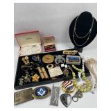 Jewelry, Fraternal & 9 Karat Gold
