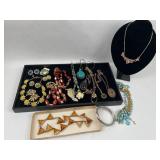 A Collection of Vintage Costume Jewelry