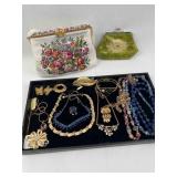 Costume Jewelry & Two Evening Bags