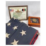 Defiance 48-Star Flag & Military Trio