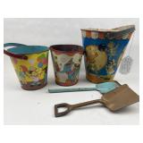 J. Chein & Ohio Art Circus Sand Pails