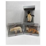 3 Steiff Museum Mohair Animal Replicas