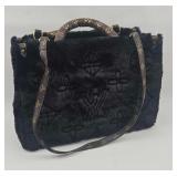 Louis Vuitton Black Plush OnTheGo Tote